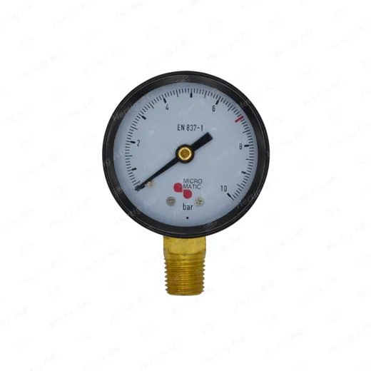 Arbeits-Manometer 0-10/7 bar, D.50mm